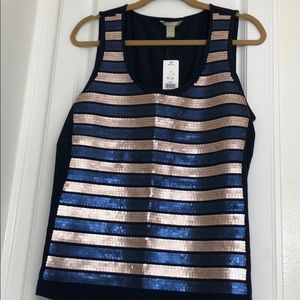 Banana Republic sequin tank